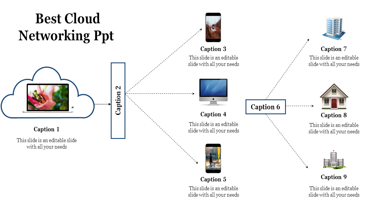 Free - Medal worthy Cloud networking PPT template presentation
